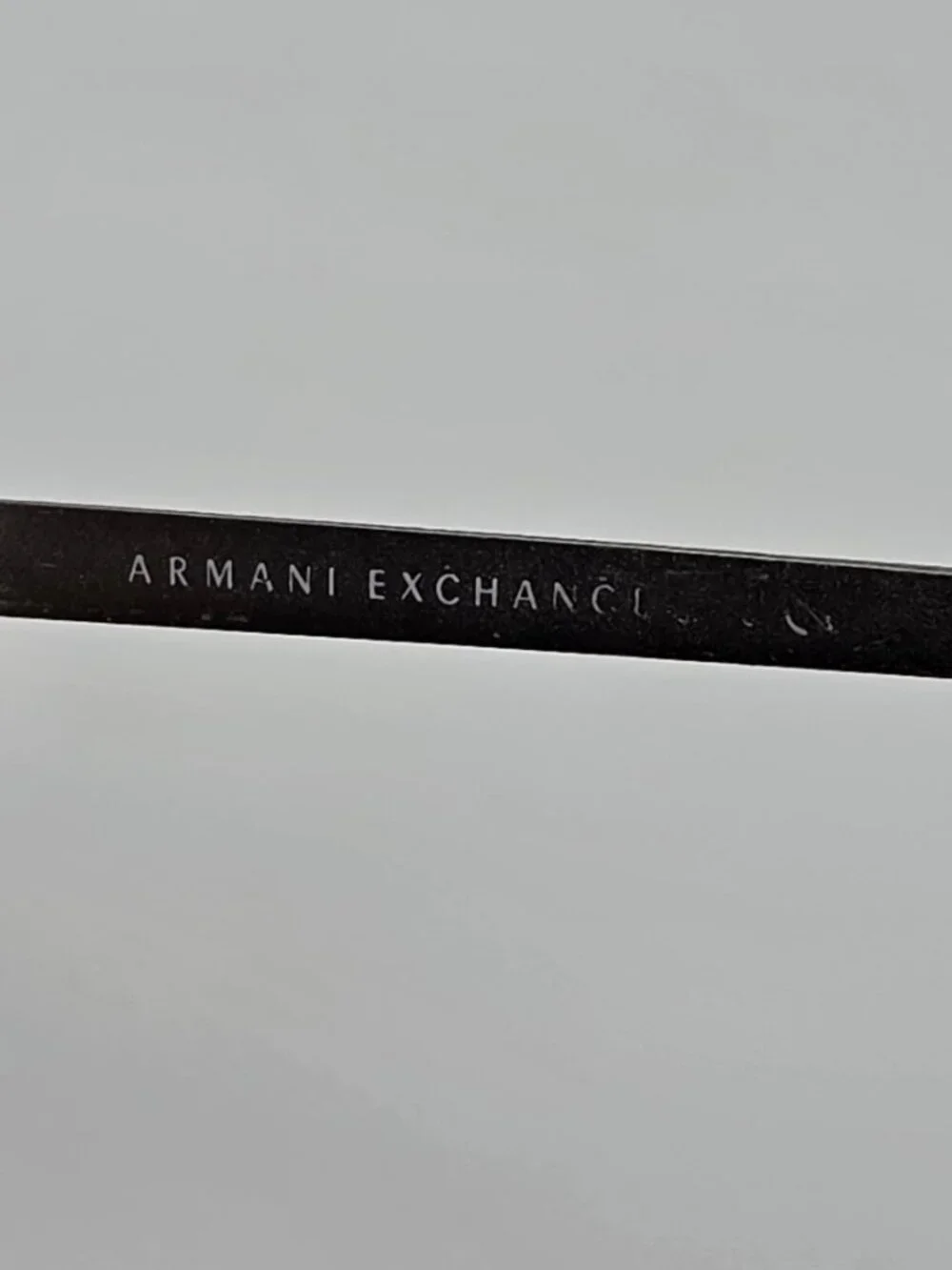 Armani Exchange AX3028 8158 Black Silver Eyeglasses Frame w/ Flexhinge 53-16-140